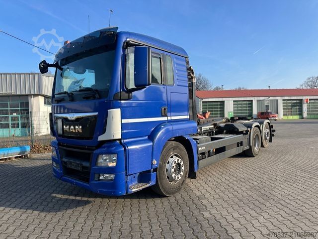 Hákový nosič kontejnerů MAN TGS 26.440 6x2 / Meiller RK 20.70 + Funk