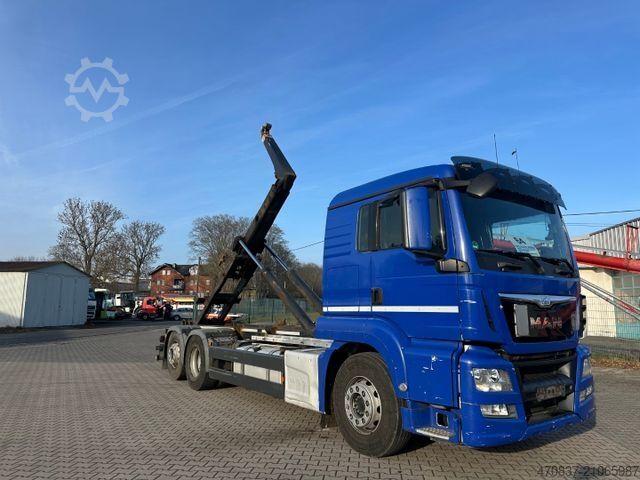 Hákový nosič kontejnerů MAN TGS 26.440 6x2 / Meiller RK 20.70 + Funk