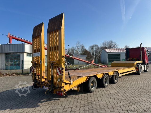 Nízkoložný návěs MÜLLER-MITTELTAL TS 3 / hydr. Rampen