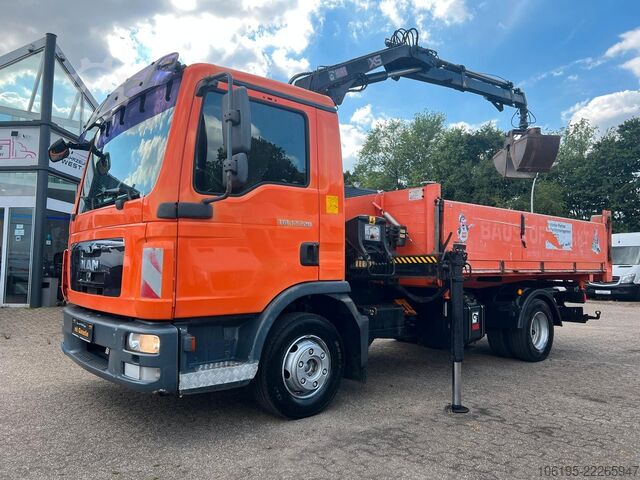 Egyéb MAN TGL 12.220*3-Seiten KIpper+HIAB 077BS-2 DUO KRAN