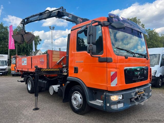 Egyéb MAN TGL 12.220*3-Seiten KIpper+HIAB 077BS-2 DUO KRAN