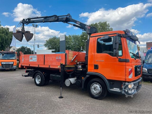 Egyéb MAN TGL 12.220*3-Seiten KIpper+HIAB 077BS-2 DUO KRAN