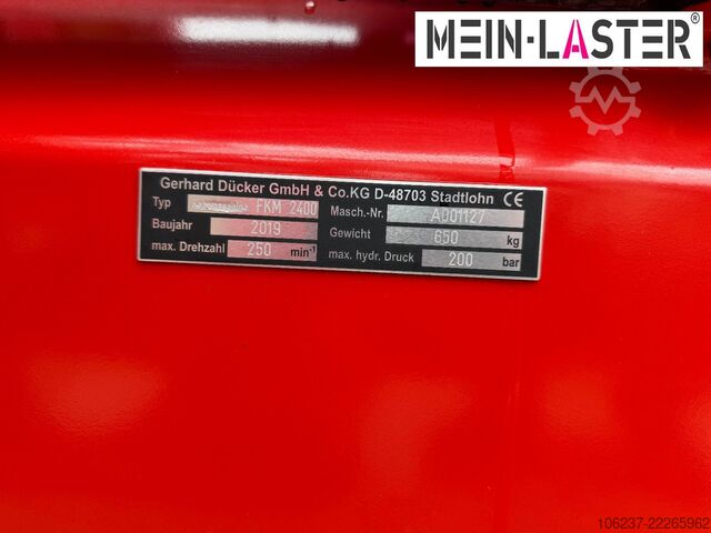 Egyéb UNIMOG Dücker FKM 2400 Kehrmaschine mit 2?x Wassertank
