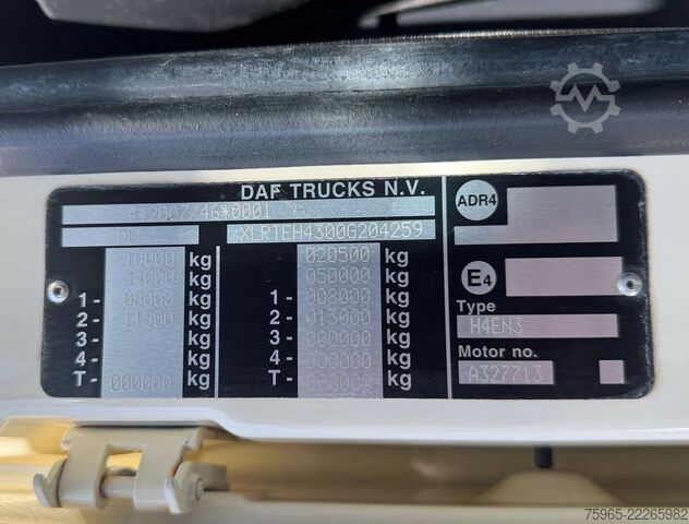 Standard nyergesvontató DAF XF 480 SSC INTARDER - RETARDER 2x TANKS TOP COND