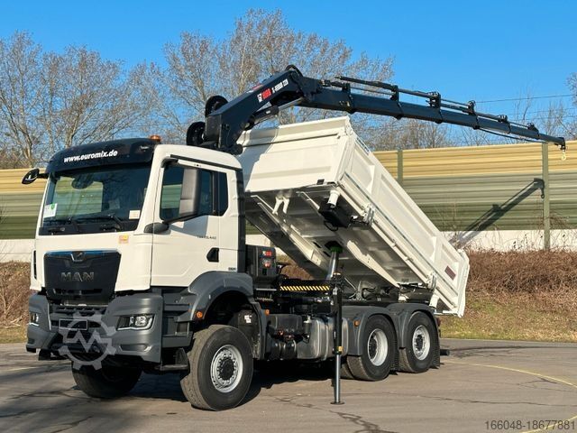 Andere MAN TGS 28.440 6x4-4/3-Seiten- Kipper / Hiab 228-6