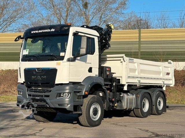 Andere MAN TGS 28.440 6x4-4/3-Seiten- Kipper / Hiab 228-6