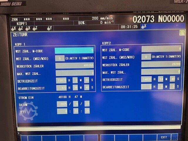 CNC-draai- en freescentrum MORI-SEIKI NT 4300DCG/1500SZ