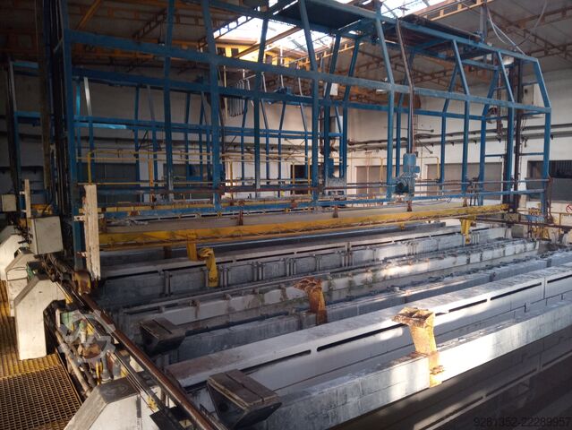 Linija za eloksiranje aluminijuma – 2.000 m²/dan Drabex 2000m2