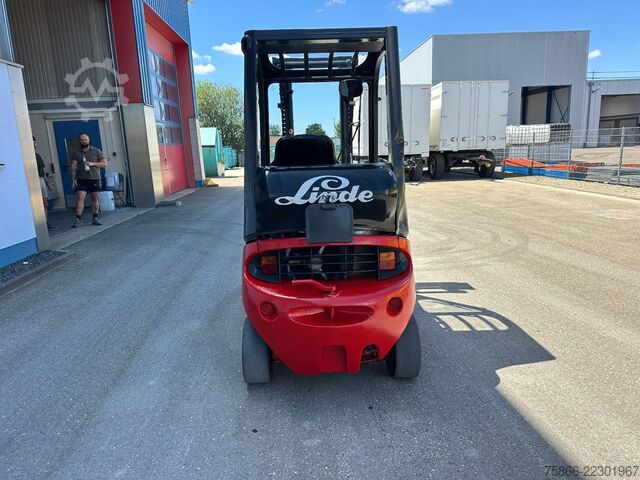 Carretilla elevadora frontal LINDE H20 T-03 Seitenschieber Straßenzulassung