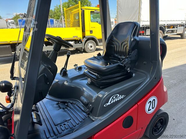 Carretilla elevadora frontal LINDE H20 T-03 Seitenschieber Straßenzulassung