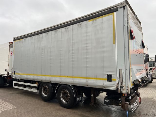 Drankentrailer  K+G Tec/Pritsche+Schiebeplane+Edscha+LBW/Tankdem