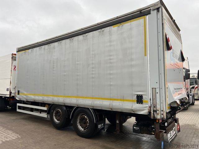 Remolque abierto con toldo K+G Tec/Pritsche+Schiebeplane+Edscha+LBW/Tankdem