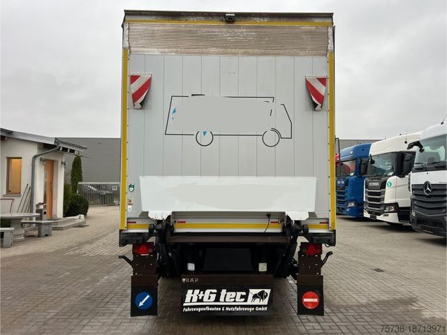 Open aanhangwagen met zeil  K+G Tec/Pritsche+Schiebeplane+Edscha+LBW/Tankdem