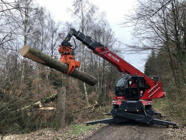 Telescopische lader Magni RTH 6.30 SH / Fällkran / Westtech CS750