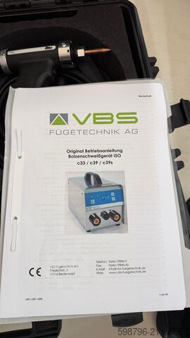 Set di saldatura VBS Fügetechnik AG C33 Impulsschweißgerät - 33.000 μF
