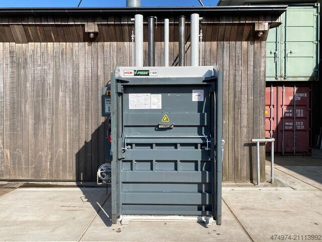 Baler, clothing baler, baler, press HSM V-Press 1160 Plus