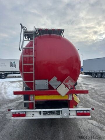 Tanker yarı römork FELDBINDER TANKAUFLIEGER, 33.000L, 4 KAMMERN