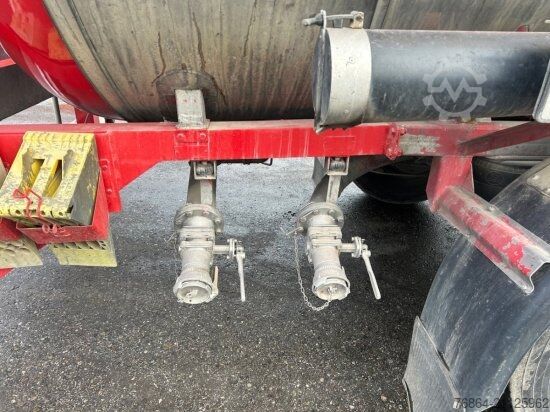 Tanker yarı römork FELDBINDER TANKAUFLIEGER, 33.000L, 4 KAMMERN