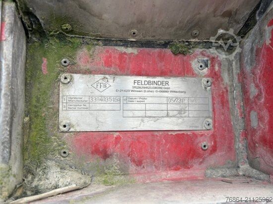 Tanker yarı römork FELDBINDER TANKAUFLIEGER, 33.000L, 4 KAMMERN