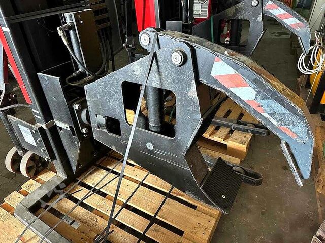 High-lift pallet truck with cable reel gripper APE Engineering FHW 200 10/E/S0