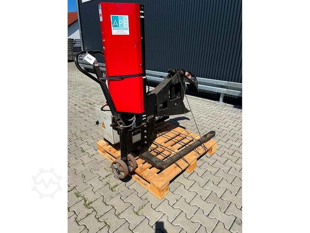 High-lift pallet truck with cable reel gripper APE Engineering FHW 200 10/E/S0