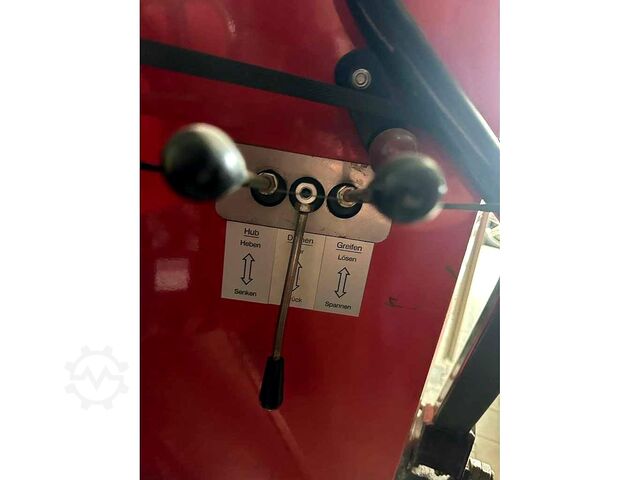 High-lift pallet truck with cable reel gripper APE Engineering FHW 200 10/E/S0