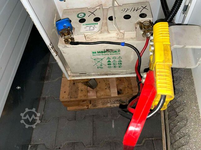 High-lift pallet truck with cable reel gripper APE Engineering FHW 200 10/E/S0