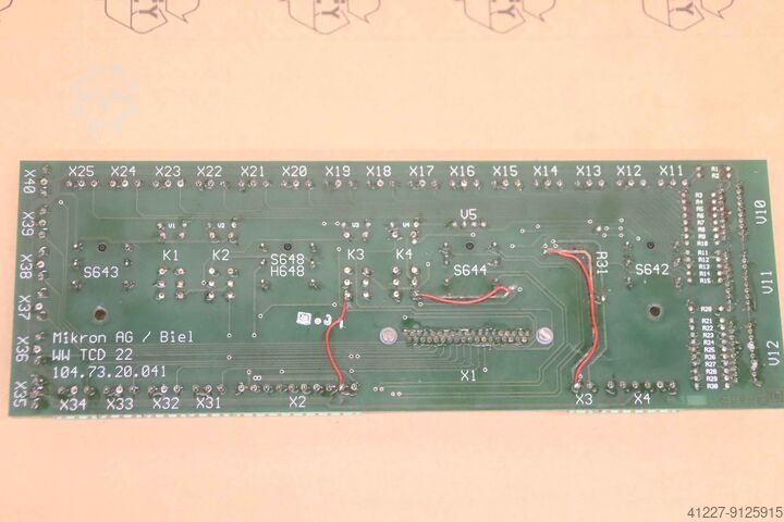 Leiterplatte Elektronikmodul Mikron WW TCD 22