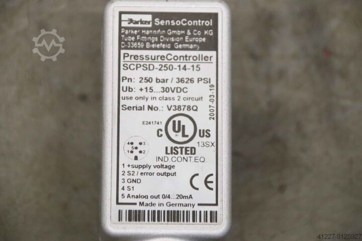 Hydraulisk trykregulator Parker SCPSD-250-14-152
