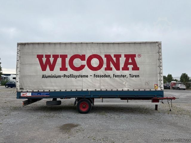 Remolque abierto con toldo MUELLER FZ-BAU PRITSCHE + PLANE 2680 KG Nutzlast