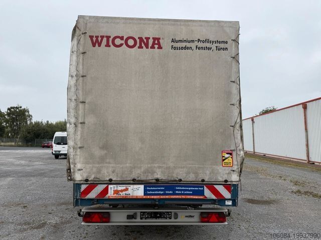 Remolque abierto con toldo MUELLER FZ-BAU PRITSCHE + PLANE 2680 KG Nutzlast