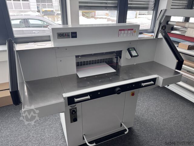 Máquina cortadora de papel IDEAL Krug & Priester 5560 LT Schneidemaschine mit Lufttisch