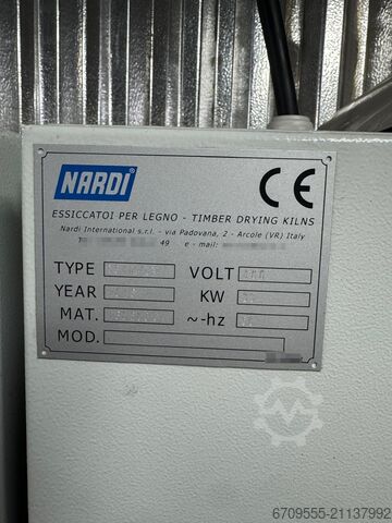Industrial wood drying kiln NARDI K 200 (115 m³) NARDI INTERNATIONAL K 200