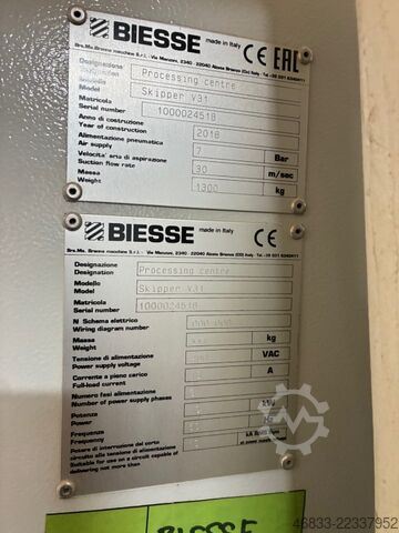 Vertikalni centar za obradu drveta Biesse Skipper V31