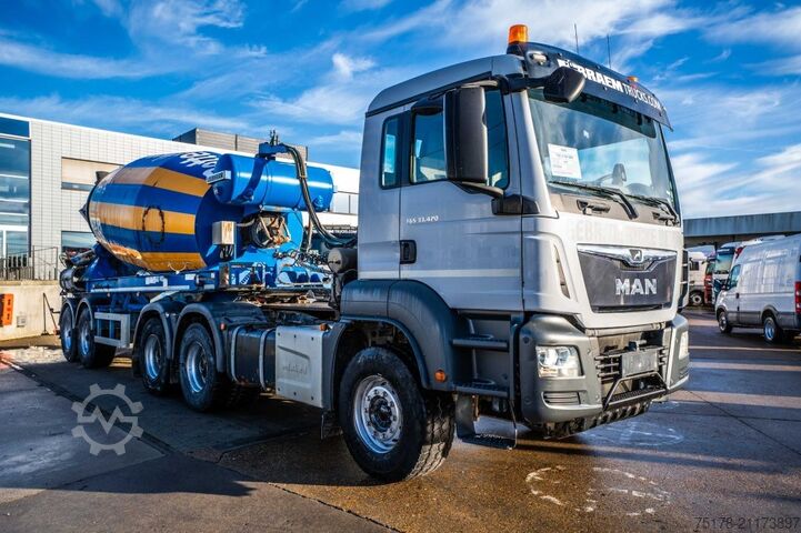Blender MAN TGS 33.420 BBS + SEMI LIEBHERR 12M3