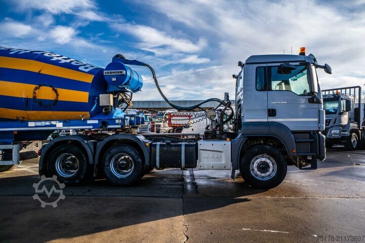 Blender MAN TGS 33.420 BBS + SEMI LIEBHERR 12M3