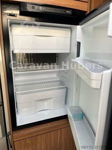 Half-integraal camper CARADO T 348 - Hub/Festbett - Klima - Garage -