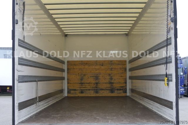 Vrachtwagen met bakwagen RENAULT D 14.280 Koffer 14t Kamera LBW Euro 6