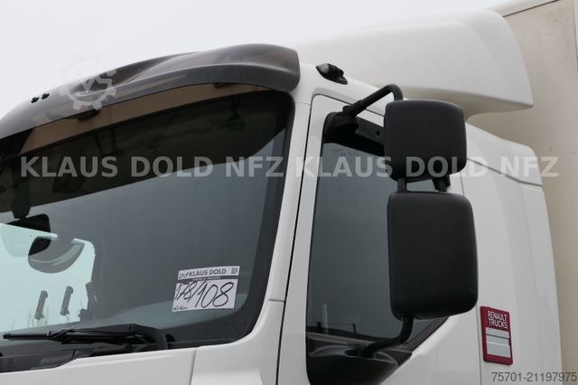 Vrachtwagen met bakwagen RENAULT D 14.280 Koffer 14t Kamera LBW Euro 6