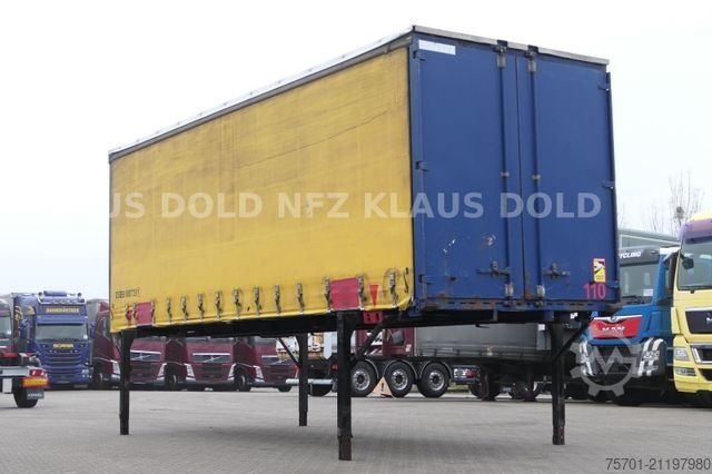 Wissellaadbak oplegger KRONE WP 7.3 LS5-CS Pritsche Plane BDF Bordwände