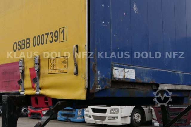 Wissellaadbak oplegger KRONE WP 7.3 LS5-CS Pritsche Plane BDF Bordwände