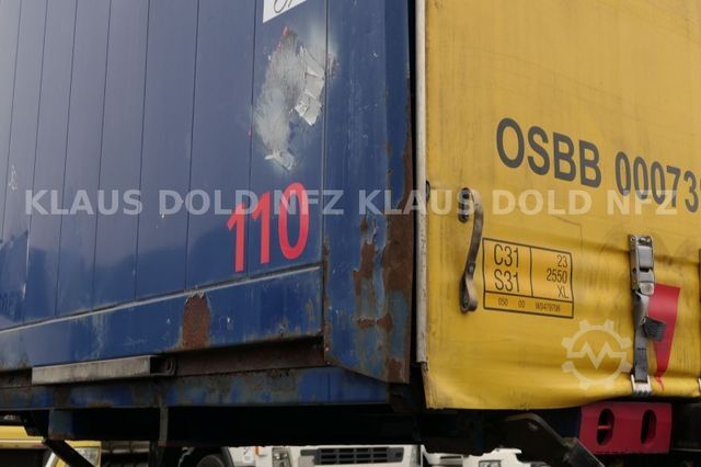 Wissellaadbak oplegger KRONE WP 7.3 LS5-CS Pritsche Plane BDF Bordwände