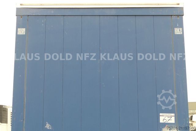 Wissellaadbak oplegger KRONE WP 7.3 LS5-CS Pritsche Plane BDF Bordwände