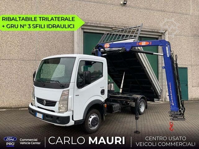 Van Renault Maxity 35 - Ribaltabile con Gru PM 3 sfili