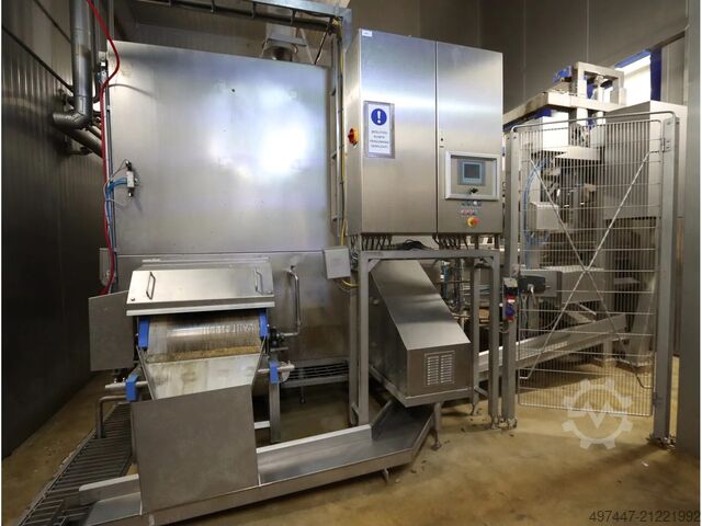 Nawi 2015 stainless steel container washing machine Nawi Kratten / bak wasmachine RVS