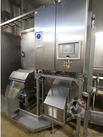 Nawi 2015 stainless steel container washing machine Nawi Kratten / bak wasmachine RVS