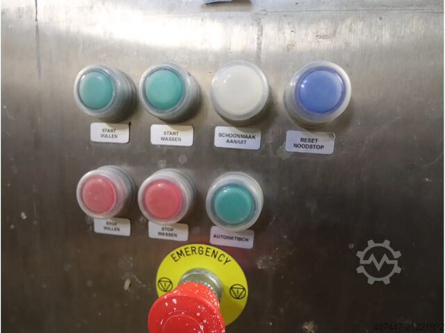 Nawi 2015 stainless steel container washing machine Nawi Kratten / bak wasmachine RVS