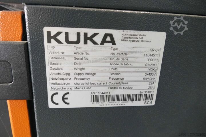 Linia paletyzująca z robotami KUKA KUKA Automatische Palettieranlage