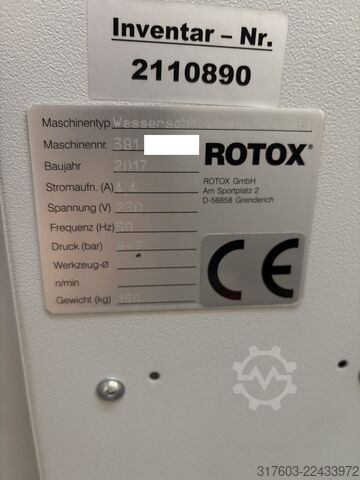 Wycinarka wodno-ścierna Rotox FWS 381