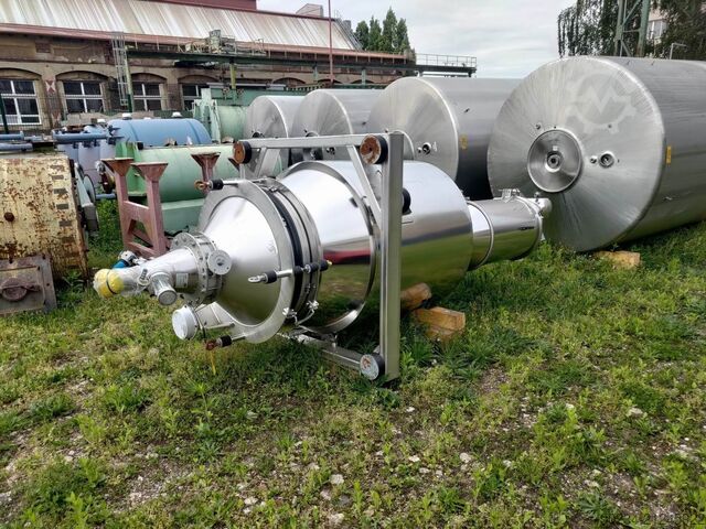 Silo vertical de dosage et de pesage AZO en acier inoxydable, capacité de 42 pieds cubes, pour poudr AZO 42 CUFT